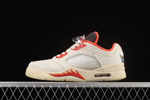 All categories Air Jordan Jordan series basketball shoes Air Jordan 5 Air Jordan 5 Low "Chinese New Year" AJ5 Joe 5 China limited low-top basketball shoes DD2240-100